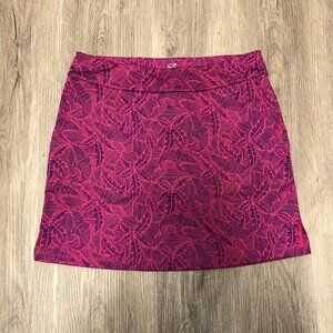 Vineyard Vines Performance Skirt Skort Women's Size XS Pink Blue Palm Tropical